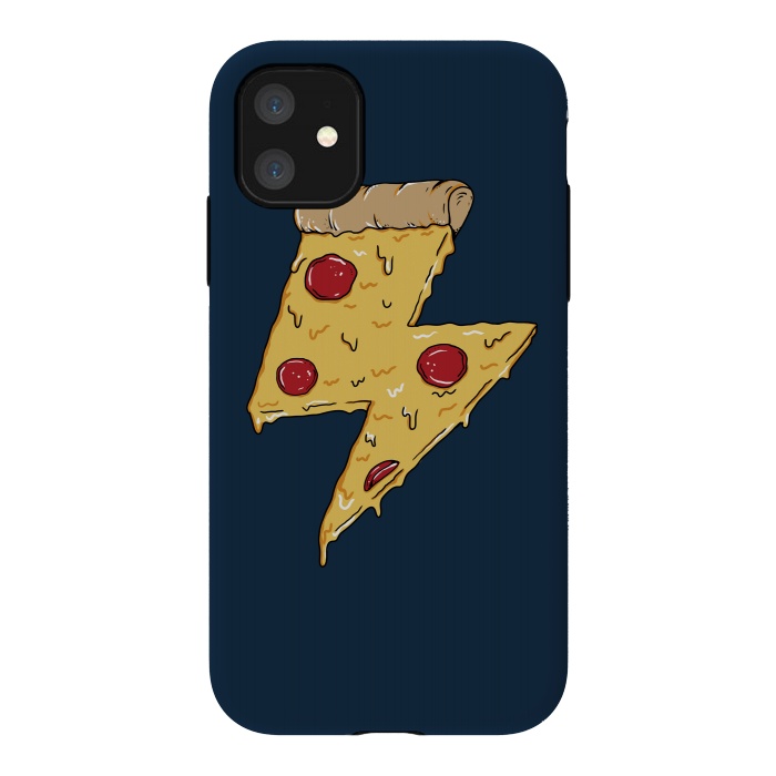 iPhone 11 StrongFit Pizza Power by Coffee Man