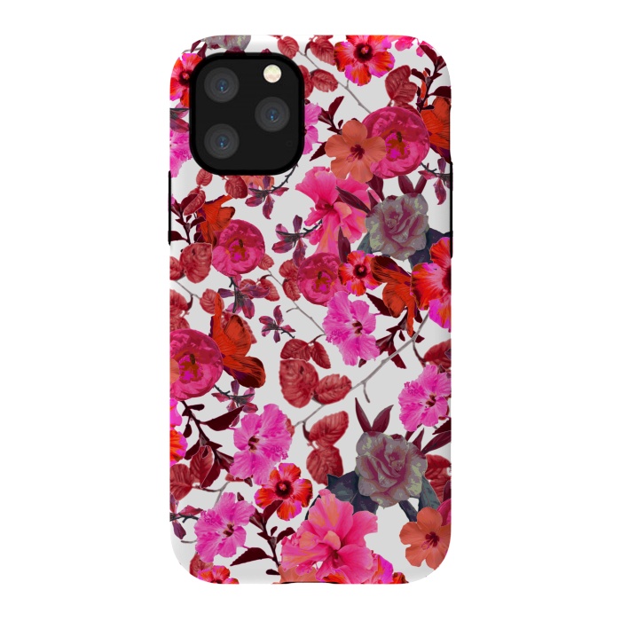 iPhone 11 Pro StrongFit Zariya Flower Garden (Pink) by Zala Farah