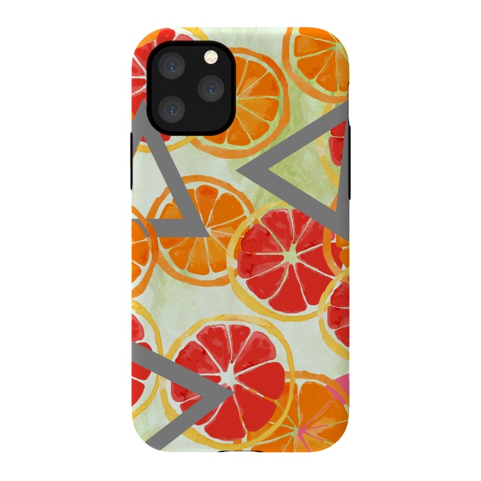 iPhone 11 Pro StrongFit Citrus Play by Allgirls Studio