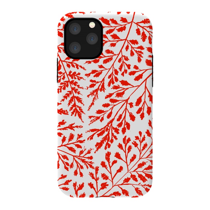 iPhone 11 Pro StrongFit Foliage Red by Caitlin Workman
