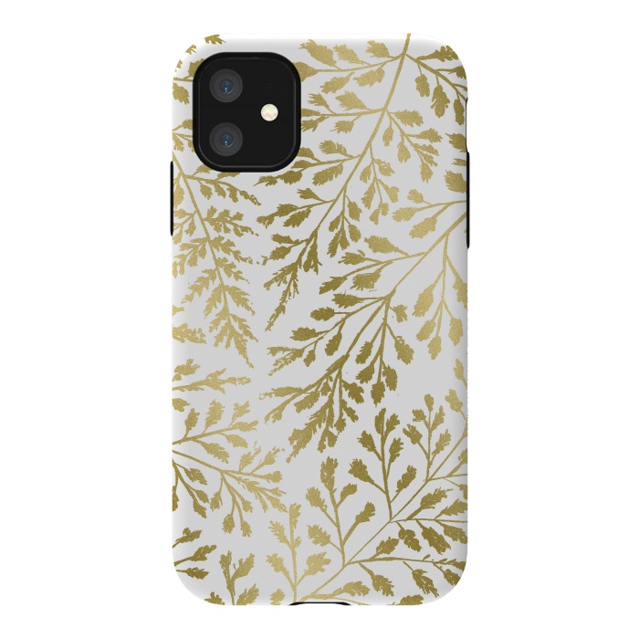 iPhone 11 StrongFit Foliage Gold by Caitlin Workman