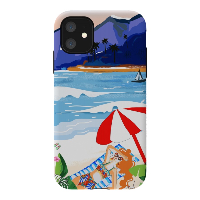 iPhone 11 StrongFit Beach Holiday 3 by MUKTA LATA BARUA