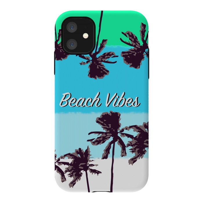 iPhone 11 StrongFit Beach Vibes blue by MUKTA LATA BARUA