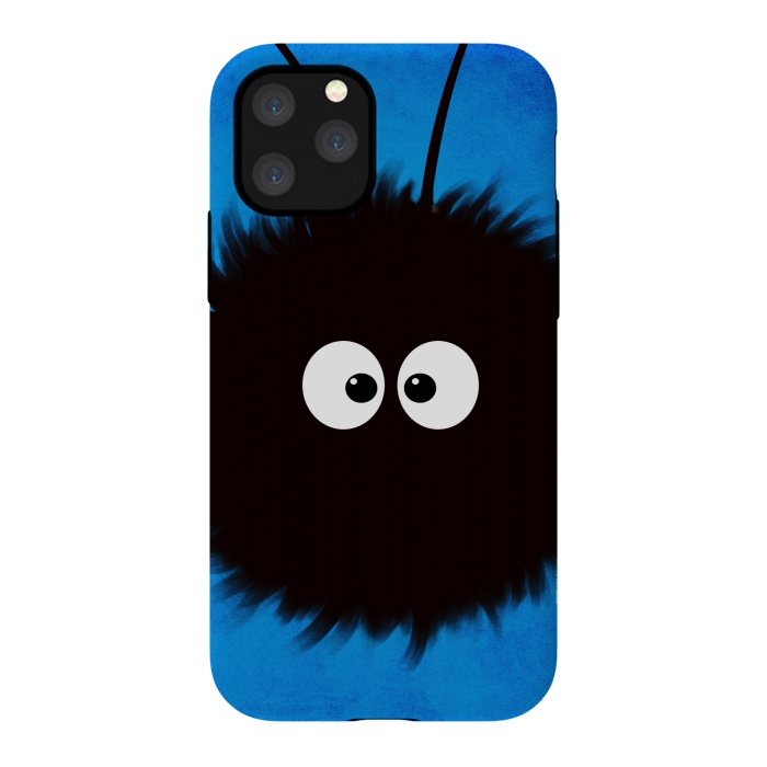 iPhone 11 Pro StrongFit Blue Cute Dazzled Bug Character by Boriana Giormova