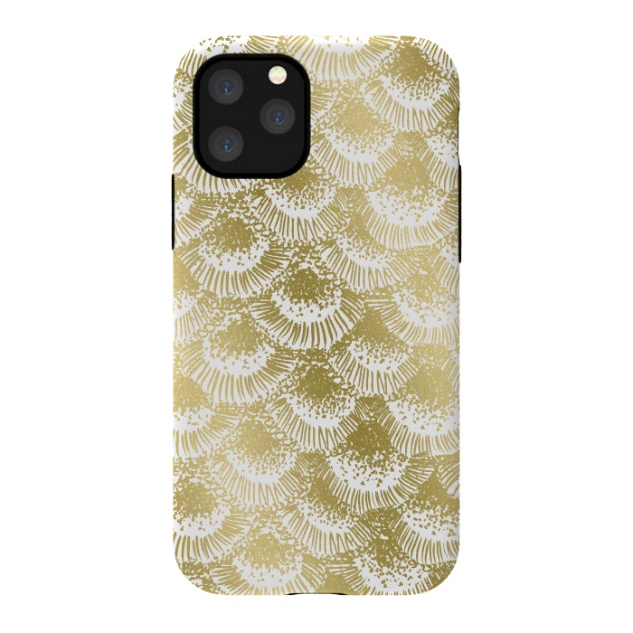 iPhone 11 Pro StrongFit Organic Burst Gold by Caitlin Workman