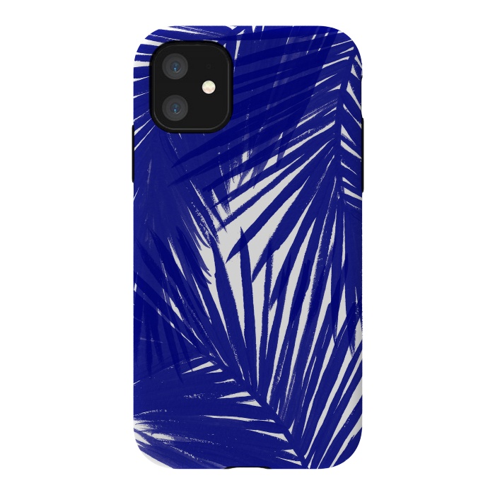 iPhone 11 StrongFit Palms Royal by Caitlin Workman