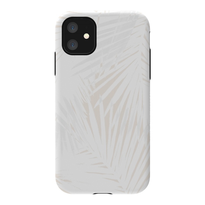 iPhone 11 StrongFit Blush Palms by Caitlin Workman