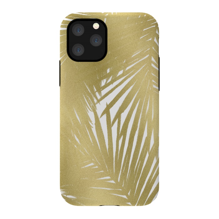 iPhone 11 Pro StrongFit Gold Palms by Caitlin Workman