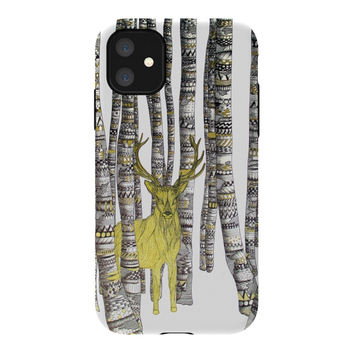 iPhone 11 StrongFit The Golden Stag by ECMazur 