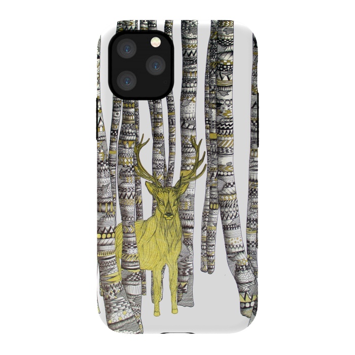 iPhone 11 Pro StrongFit The Golden Stag by ECMazur 