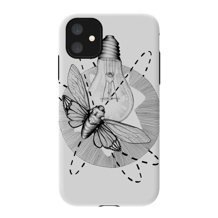 iPhone 11 StrongFit Moth to the Flame by ECMazur 