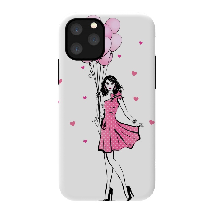 iPhone 11 Pro StrongFit Girl with balloons by Martina