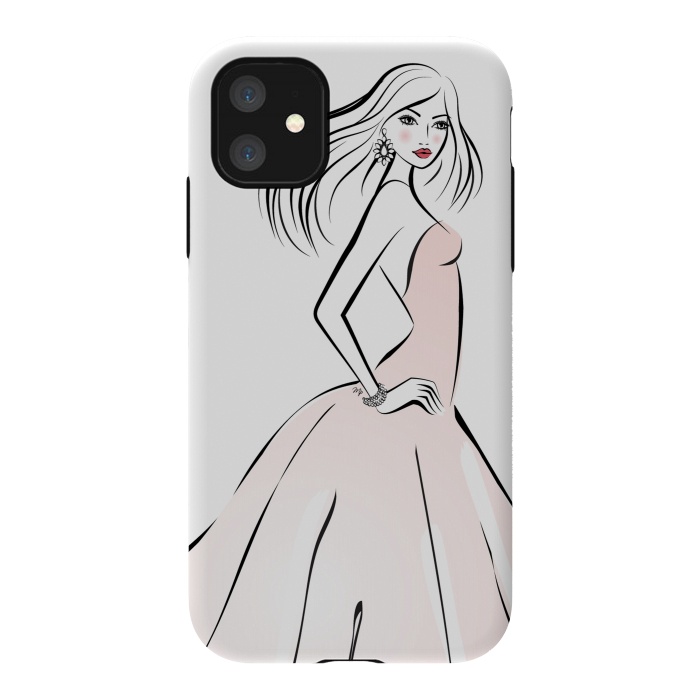 iPhone 11 StrongFit Elegant woman bride by Martina
