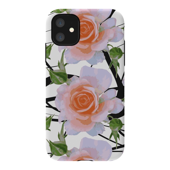 iPhone 11 StrongFit Swiggles + Florals by Zala Farah