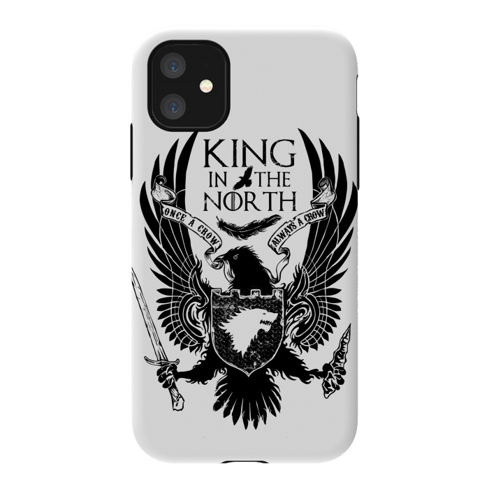 iPhone 11 StrongFit Crow in the North by Branko Ricov