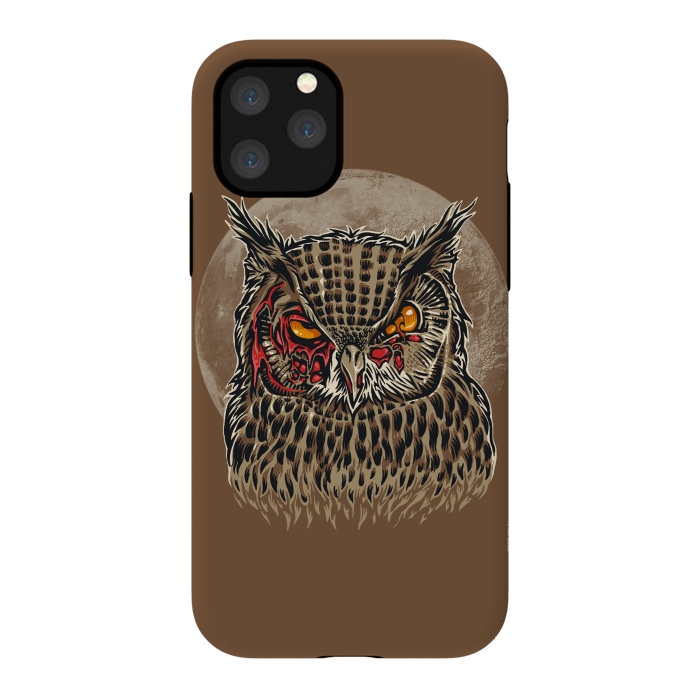 iPhone 11 Pro StrongFit Zombie Owl by Branko Ricov