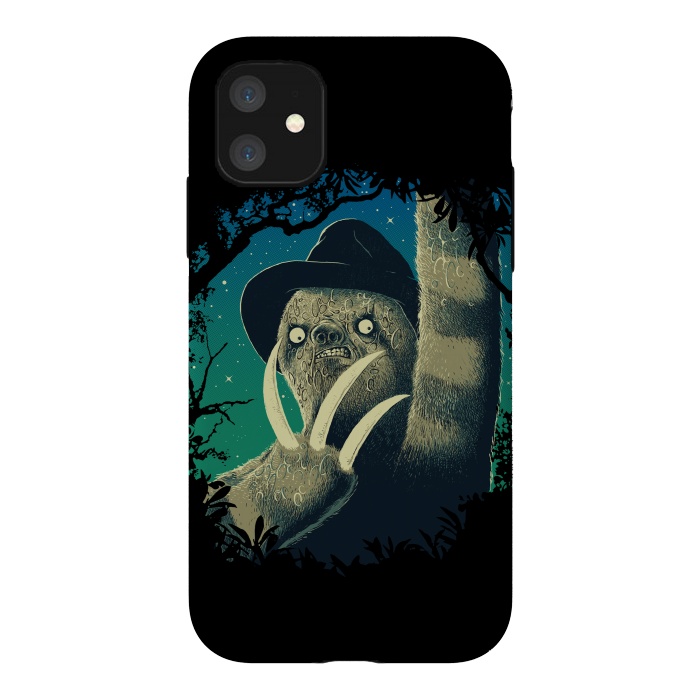iPhone 11 StrongFit Sloth Freddy by Branko Ricov