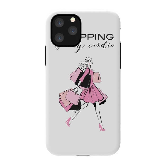 iPhone 11 Pro StrongFit Shopping Girl by Martina