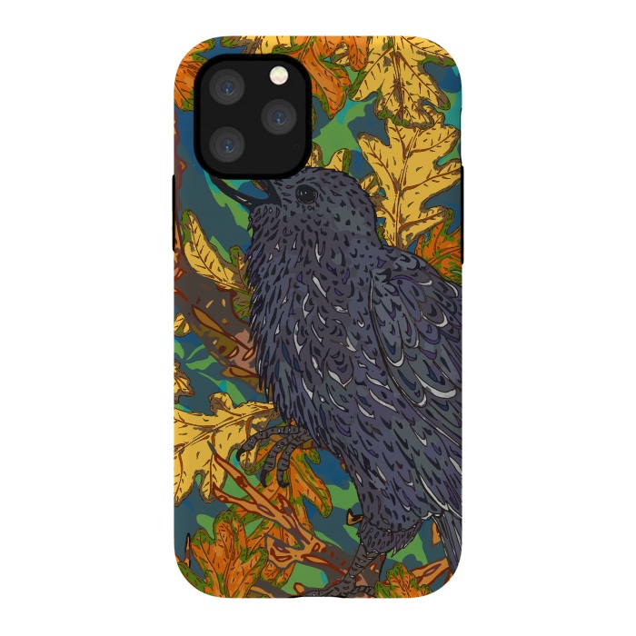 iPhone 11 Pro StrongFit Raven and Oak by Lotti Brown