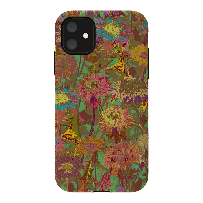 iPhone 11 StrongFit Dandelion Dawn by Lotti Brown