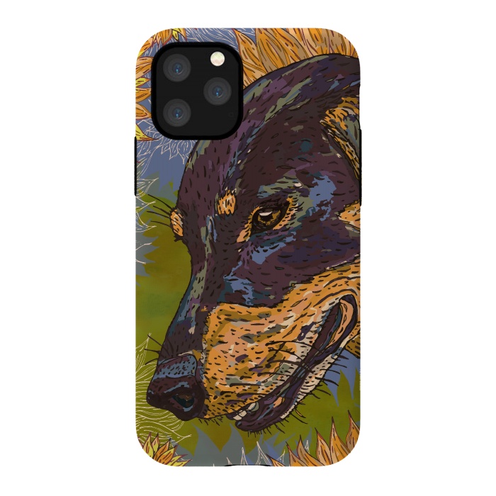 iPhone 11 Pro StrongFit Dachshund by Lotti Brown