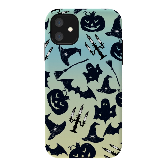 iPhone 11 StrongFit Spooky Halloween by Allgirls Studio