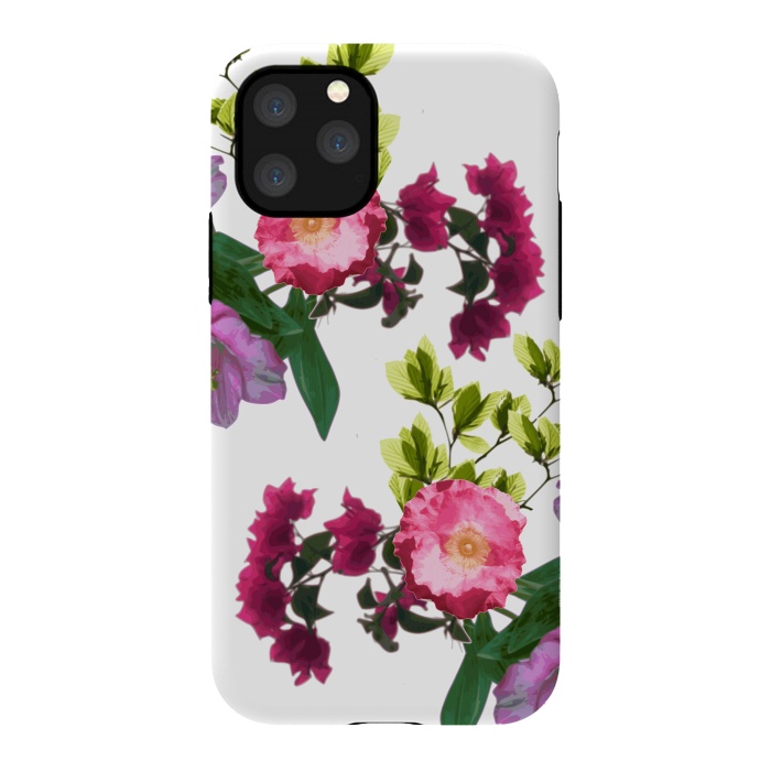 iPhone 11 Pro StrongFit Colorful Floral Print by Zala Farah