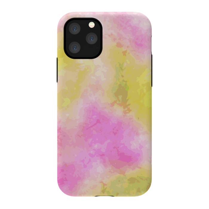 iPhone 11 Pro StrongFit Pink + Yellow Galaxy by Zala Farah