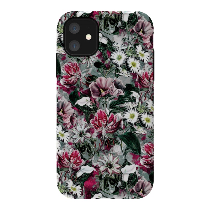 iPhone 11 StrongFit Floral Spring by Riza Peker