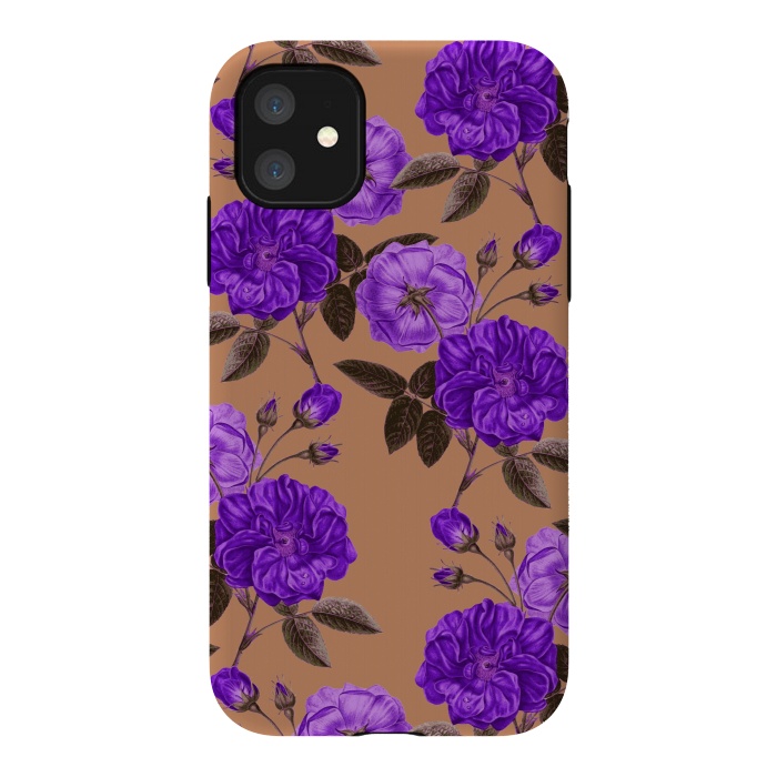 iPhone 11 StrongFit Rosie Purple Love by Zala Farah