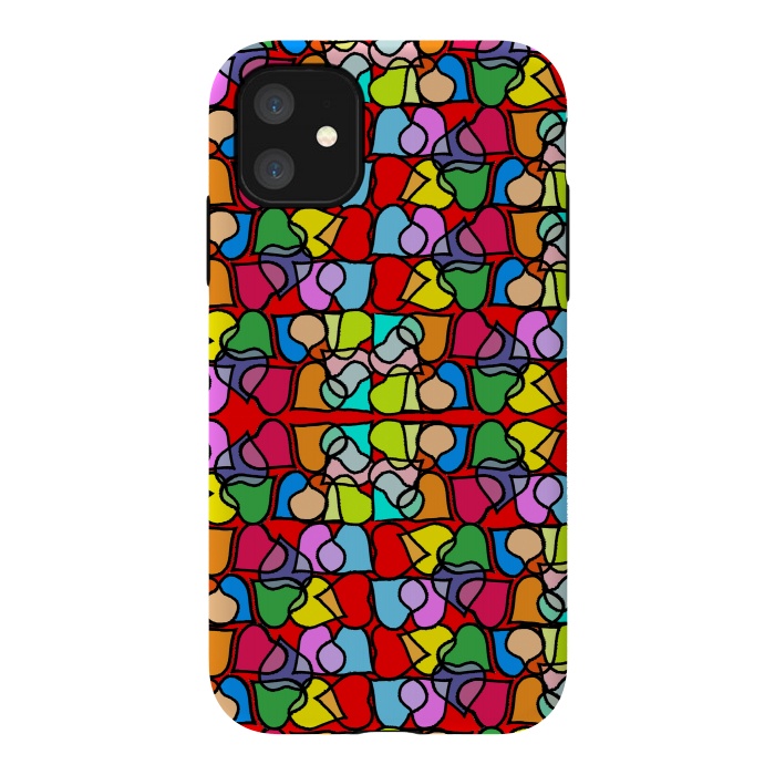 iPhone 11 StrongFit Love is All Around Us by Bettie * Blue