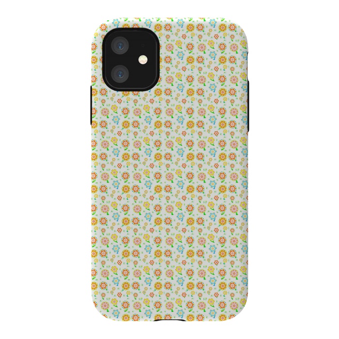 iPhone 11 StrongFit Tiny Sweeties by Bettie * Blue