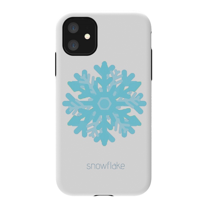 iPhone 11 StrongFit Snowflake -light blue by Bettie * Blue