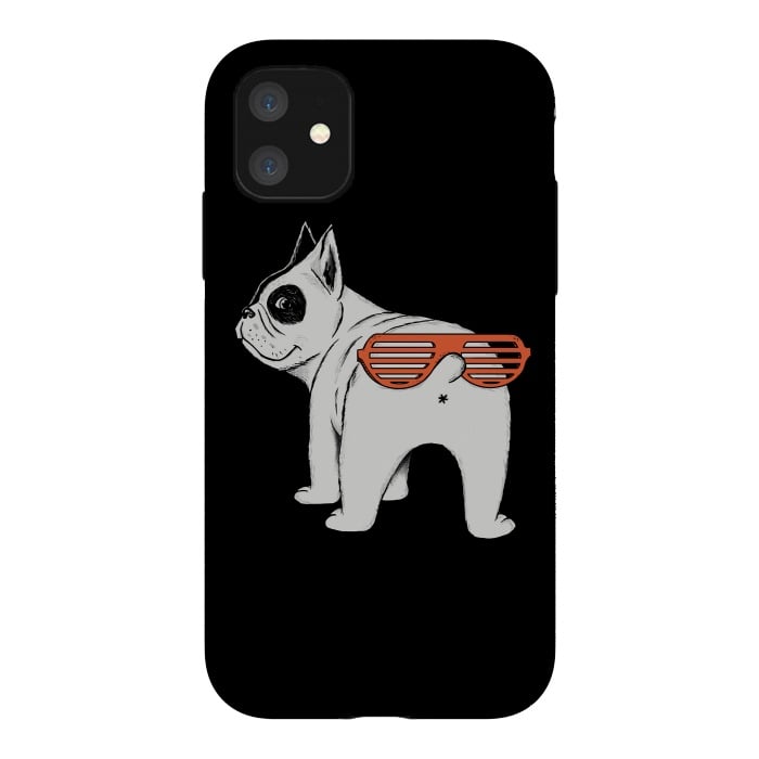iPhone 11 StrongFit Dog second face by Coffee Man