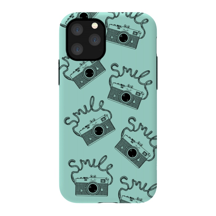 iPhone 11 Pro StrongFit Smile pattern by Coffee Man