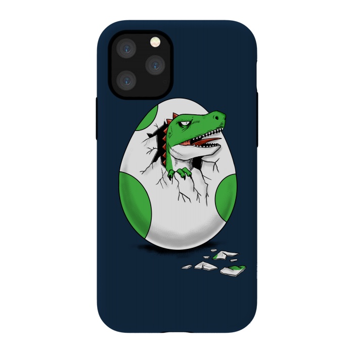 iPhone 11 Pro StrongFit Dinosaur egg by Coffee Man