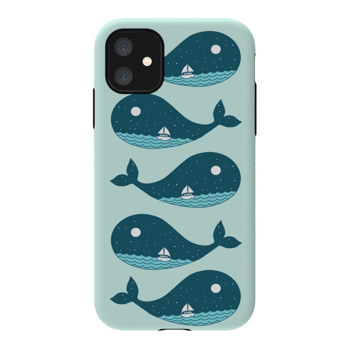 iPhone 11 StrongFit Whale Landscape 2 by Coffee Man