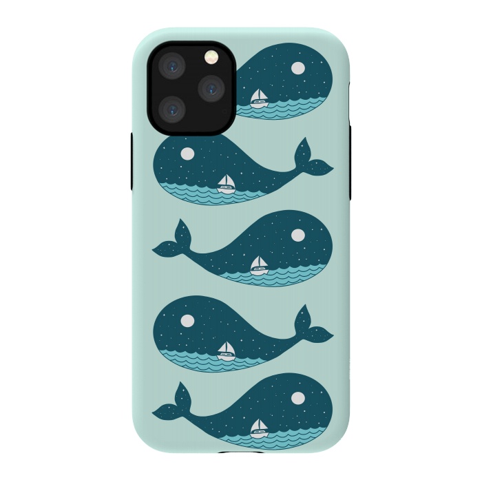 iPhone 11 Pro StrongFit Whale Landscape 2 by Coffee Man