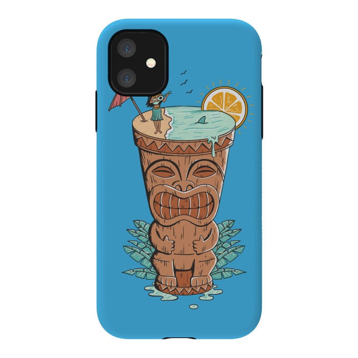 iPhone 11 StrongFit Tiki Drink by Coffee Man