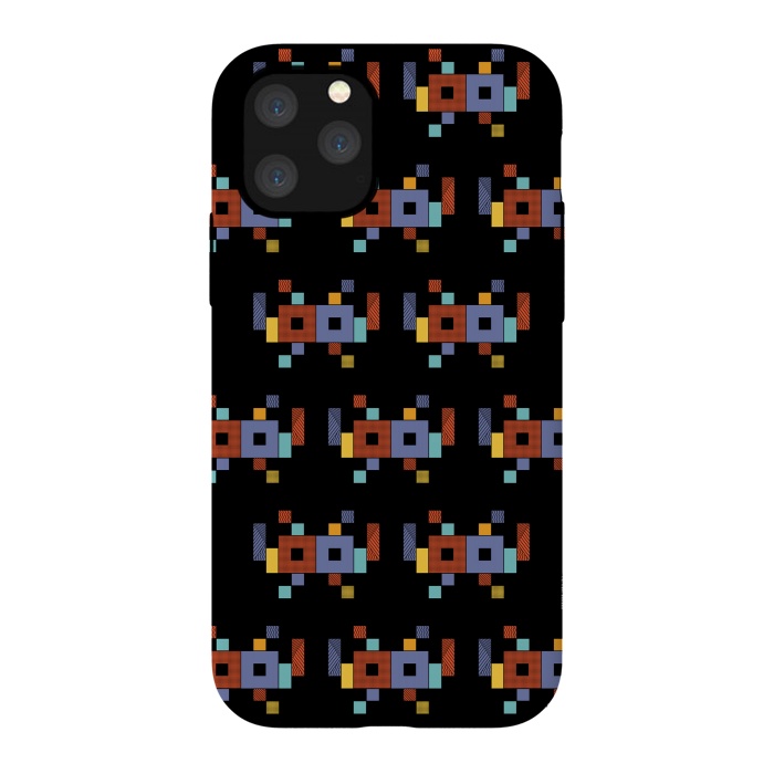 iPhone 11 Pro StrongFit Retro Cubism by Coffee Man
