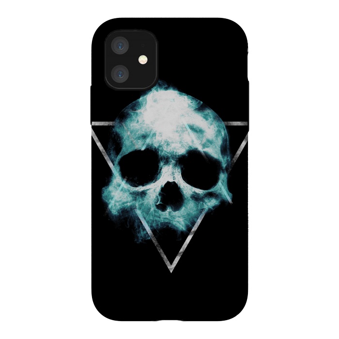 iPhone 11 StrongFit Skull by Mitxel Gonzalez