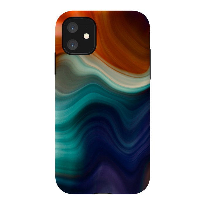 iPhone 11 StrongFit Color Wave by CatJello