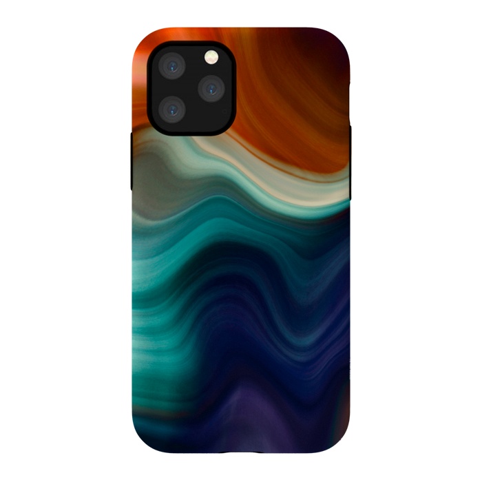 iPhone 11 Pro StrongFit Color Wave by CatJello
