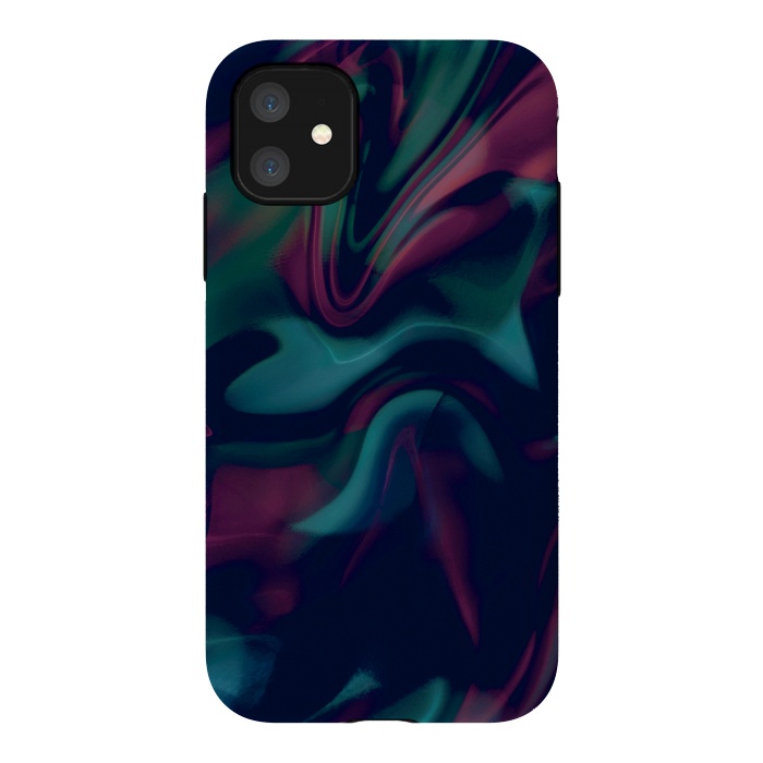 iPhone 11 StrongFit Liquid Color by CatJello