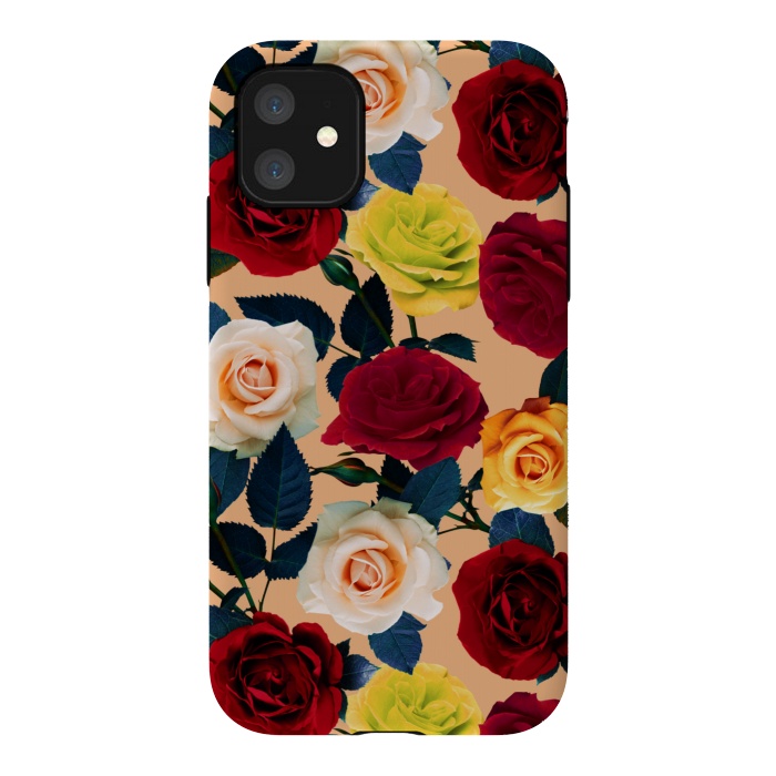 iPhone 11 StrongFit Rose Garden by Burcu Korkmazyurek