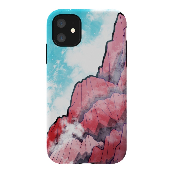 iPhone 11 StrongFit The Misty Mountains by Steve Wade (Swade)