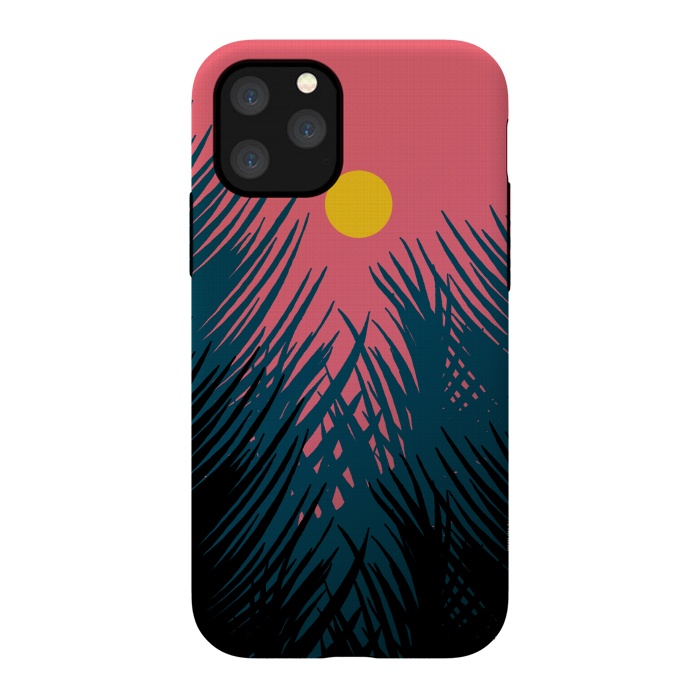 iPhone 11 Pro StrongFit The Evening Palm trees by Steve Wade (Swade)