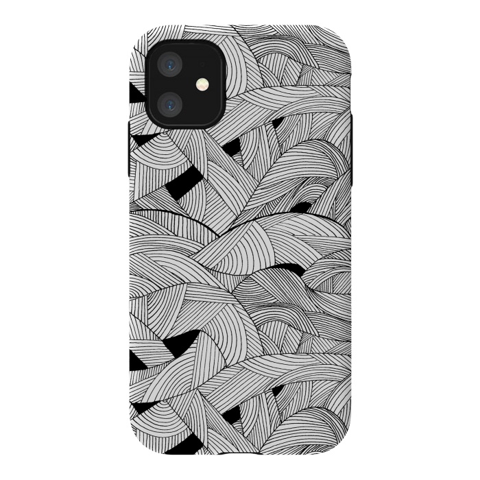 iPhone 11 StrongFit The Tangled Waves by Steve Wade (Swade)