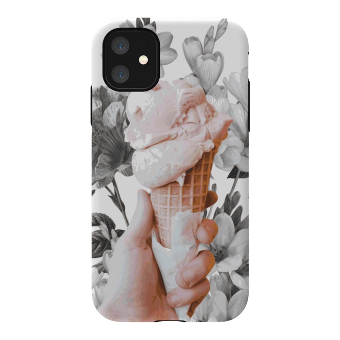 iPhone 11 StrongFit Floral Ice-Cream by Zala Farah
