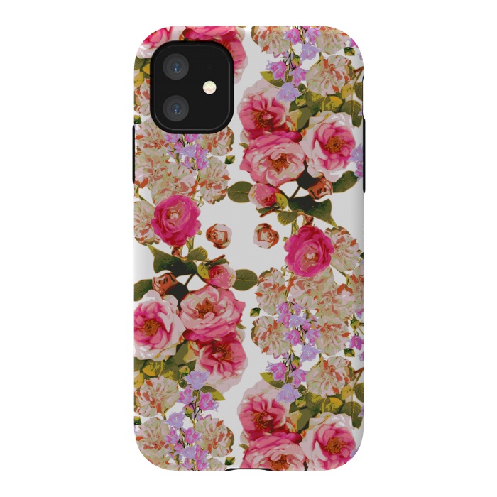 iPhone 11 StrongFit Floral Friends by Zala Farah